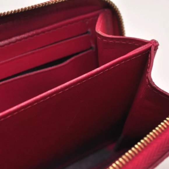 ♥️Louis Vuitton Pink Floral Vernis Ikat Flower Zippy Coin Purse/Wallet| PRELOVED - Picture 11 of 16